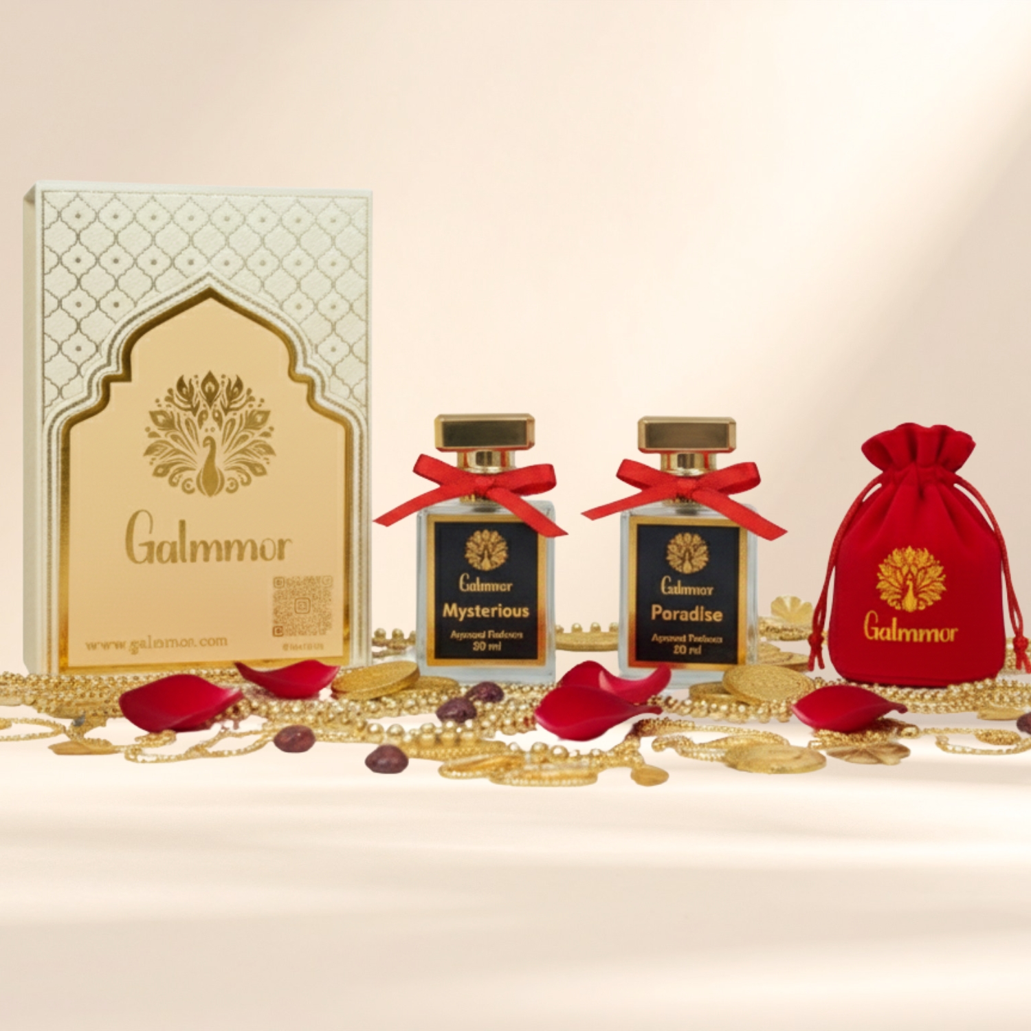 Galmmor Paradise Mystery Unisex Perfume Collection - The Gilded Secret ( 30ml each )