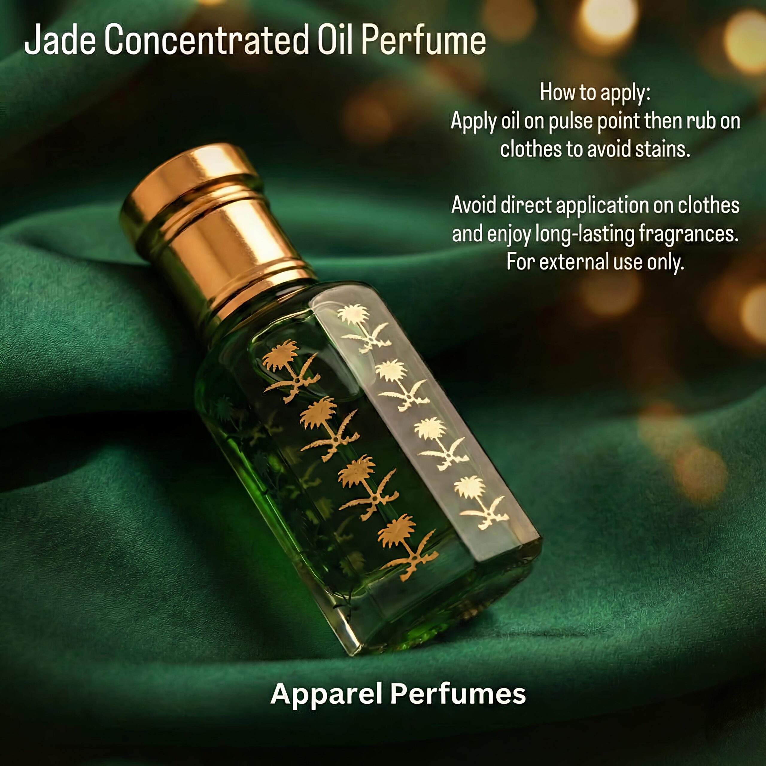 Jade Concentrated perfume by Galmmor (Alcohol free) -12ml